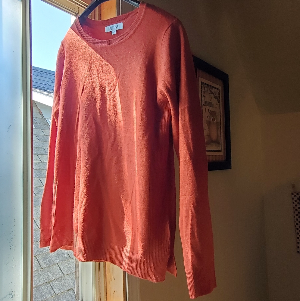 Burnt orange fall.knit. My Style brand